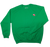 Lip Crewneck (Green + Pink)