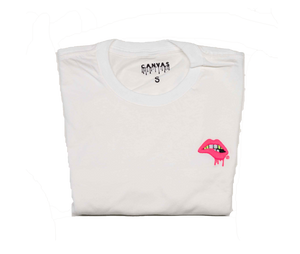 Lips Tee (White)