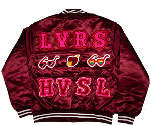 Lovers Holiday Satin Bomber